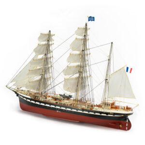 Maquette bateau en bois : Le Bélem