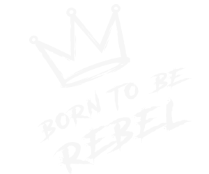 Pictogramme born to be rebel