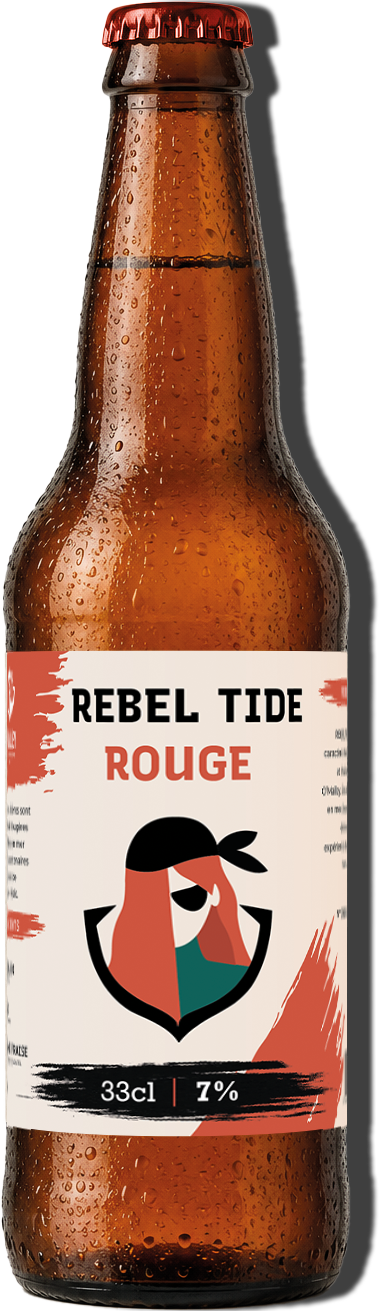 Bouteille de bière saveur fraise Rebel Tide